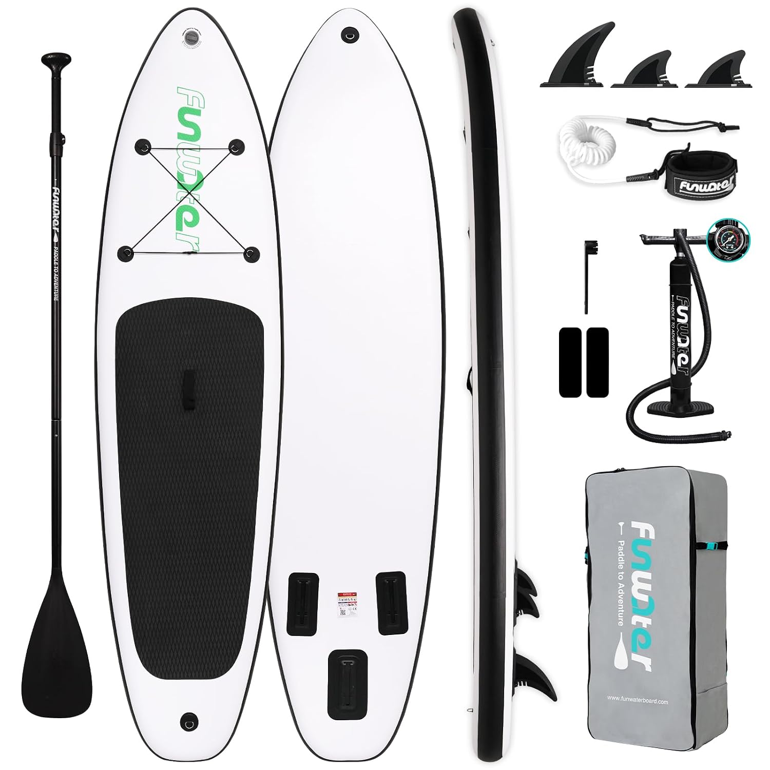 FunWater inflatable stand-up paddle board kit