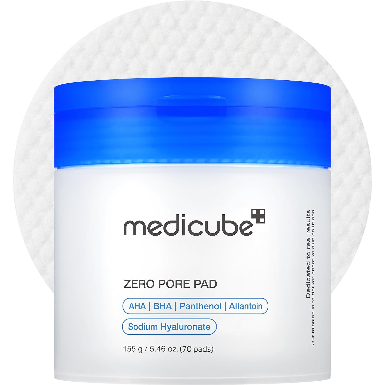 Medicube Zero Pore Toner Pads 2.0 tub, 70 count
