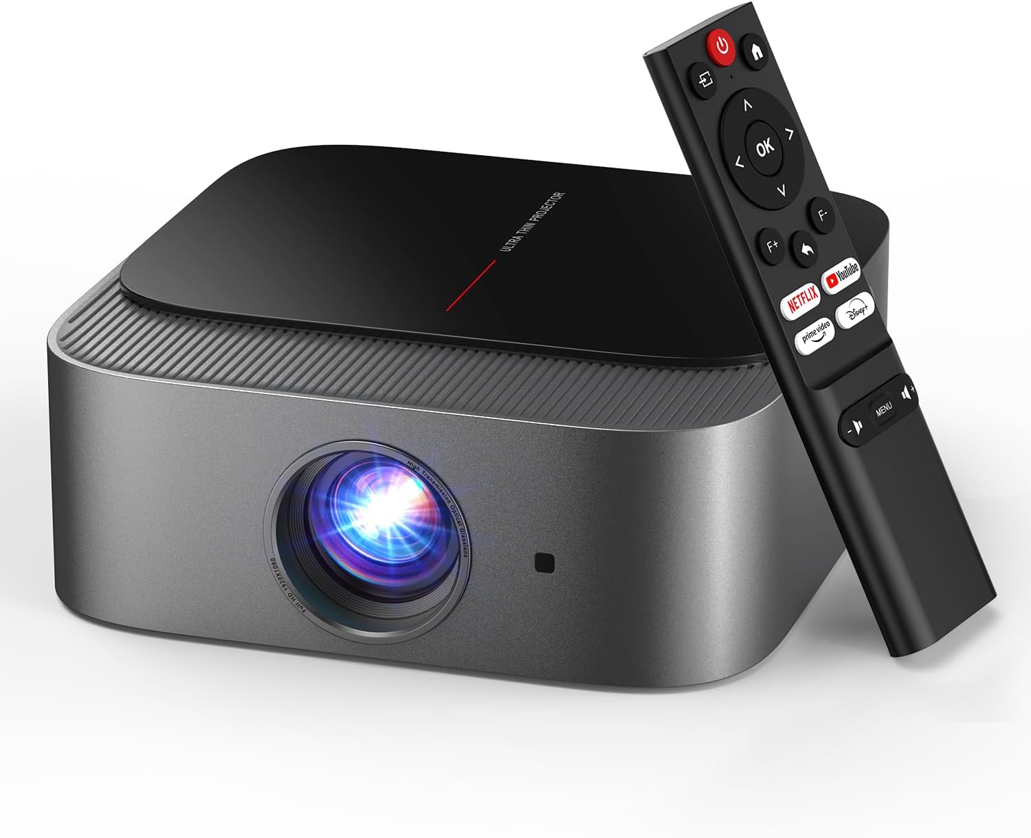 DBPOWER E2 native 1080P smart projector with WiFi and Bluetooth