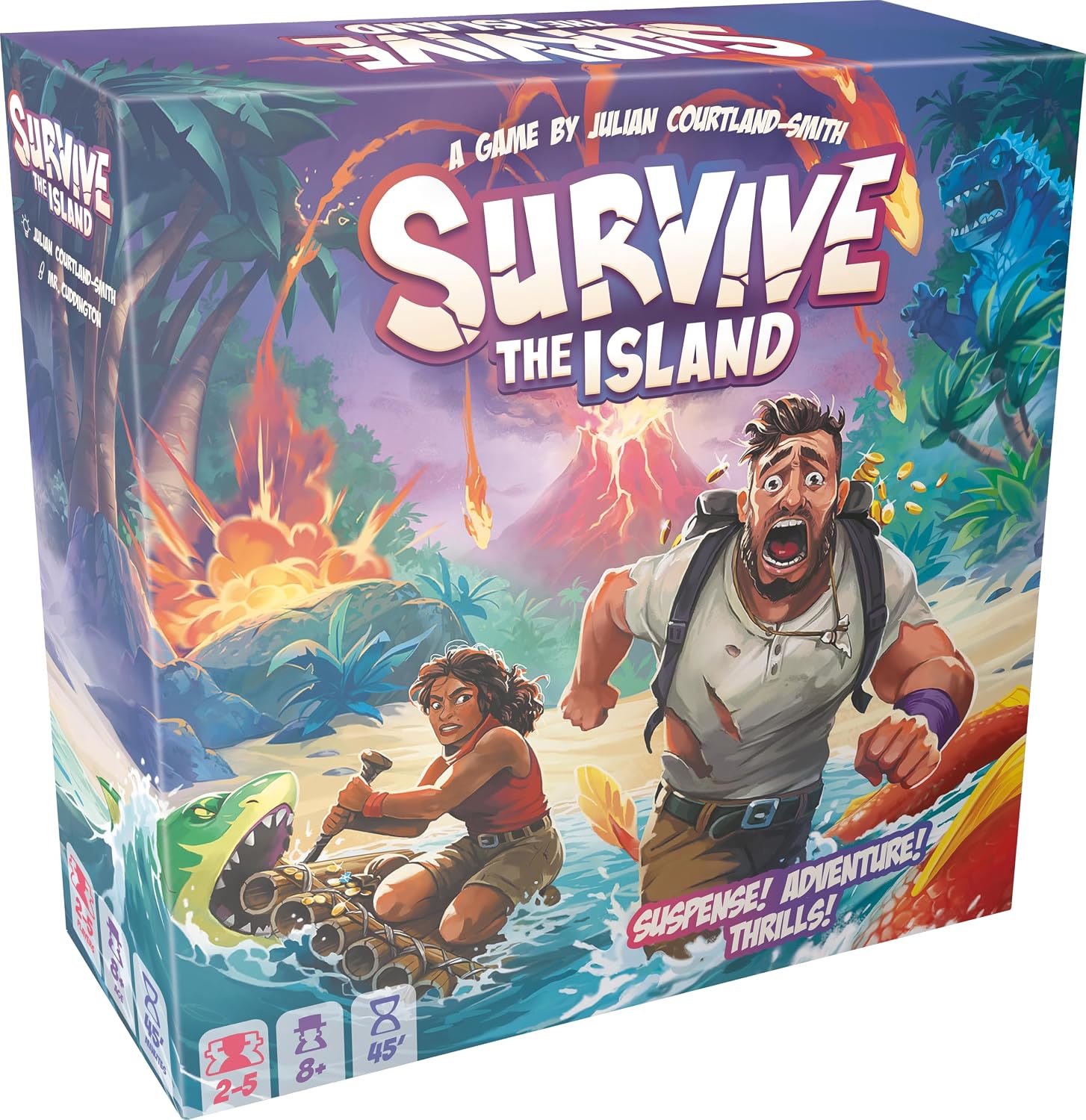 Survive The Island 2024 edition board game box