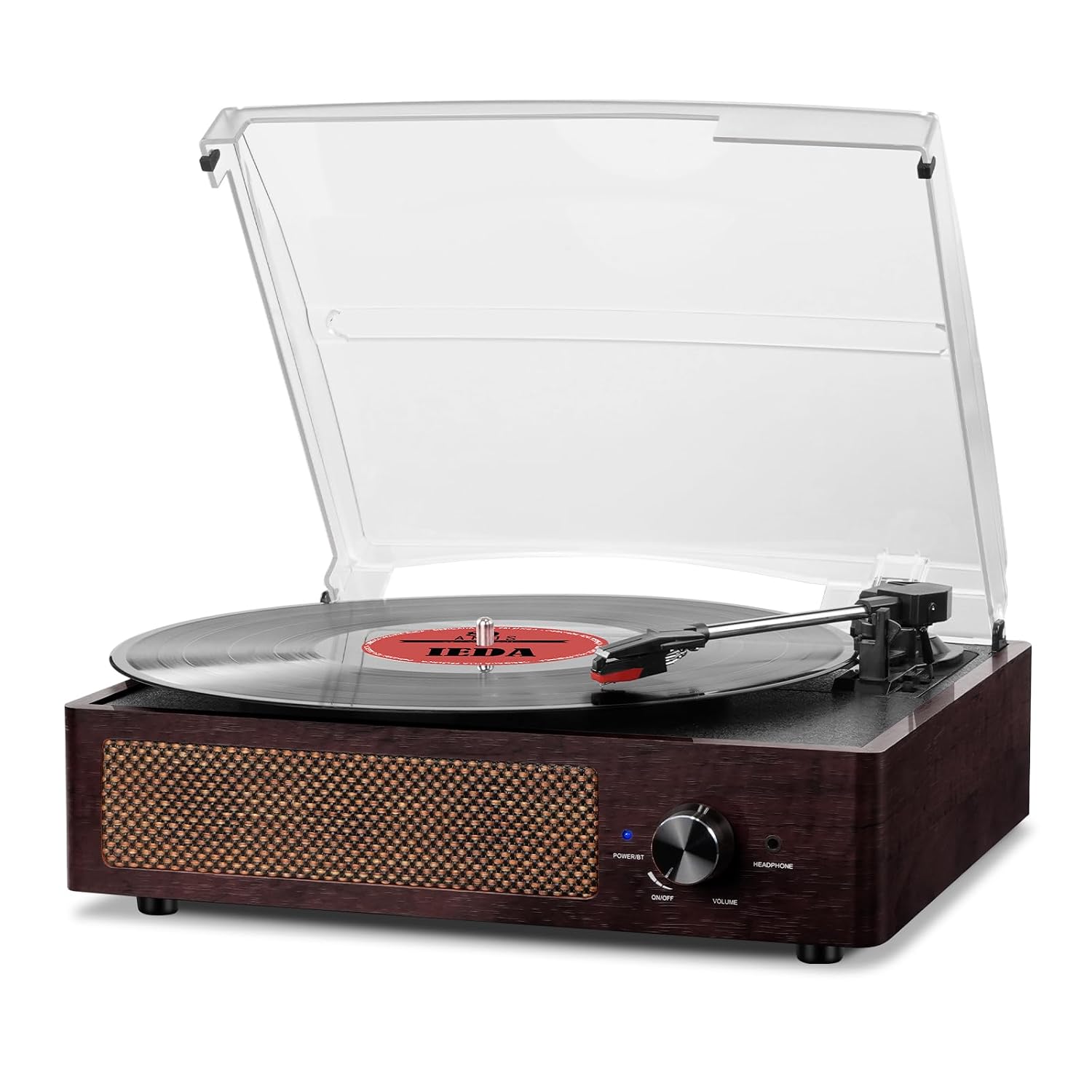 Vinyl Record Player Bluetooth Turntable Stereo Speakers